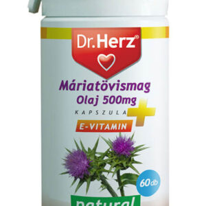 DR Herz Máriatövismag Olaj 500 mg 60 db kapszula